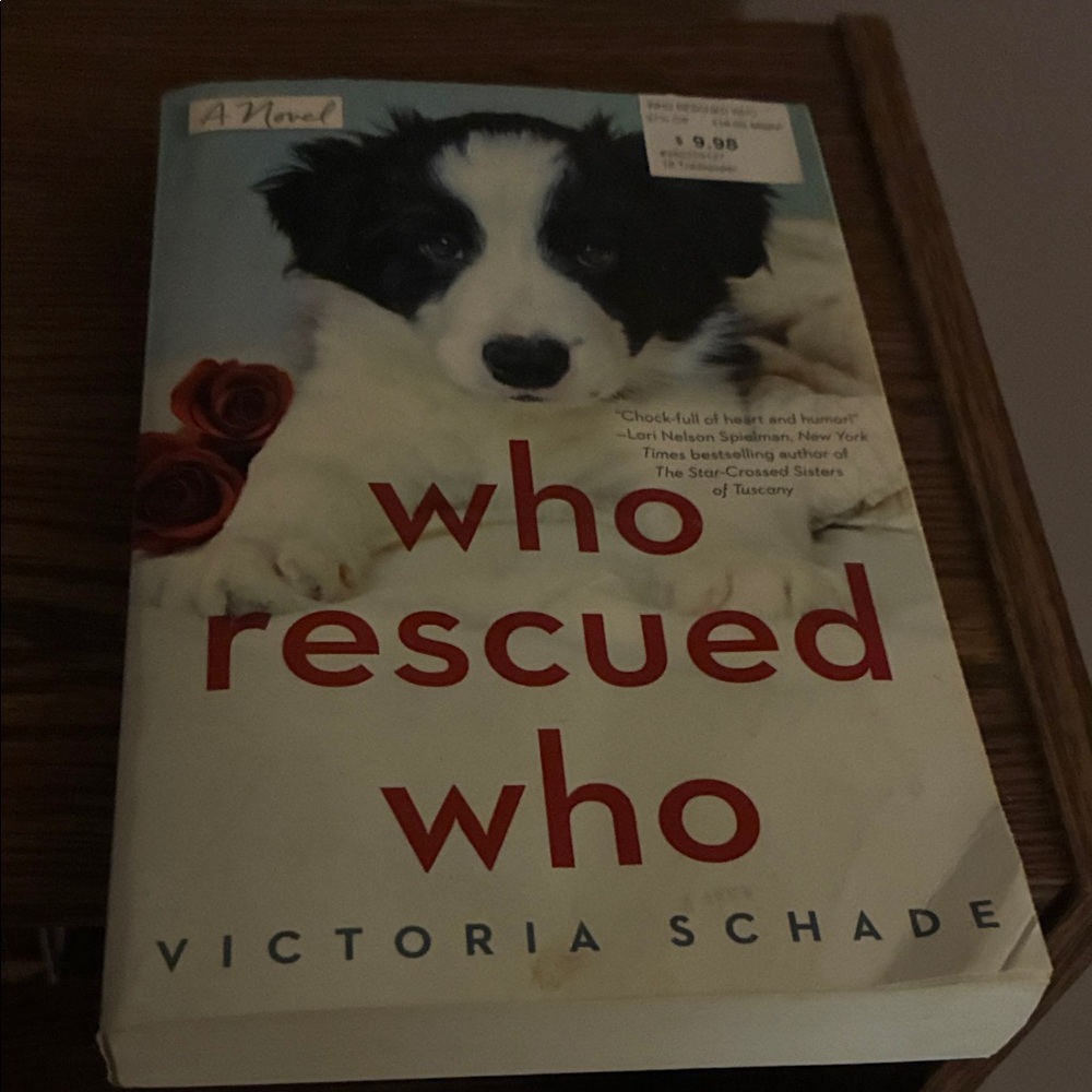 'Who Rescued Who' Novel - Cream Cover